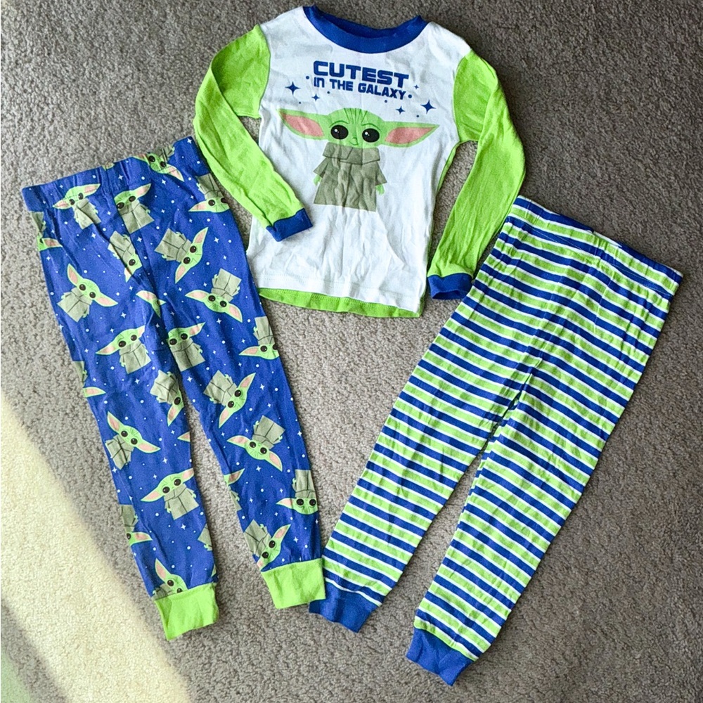 Kids Green and Blue Pajamas Set